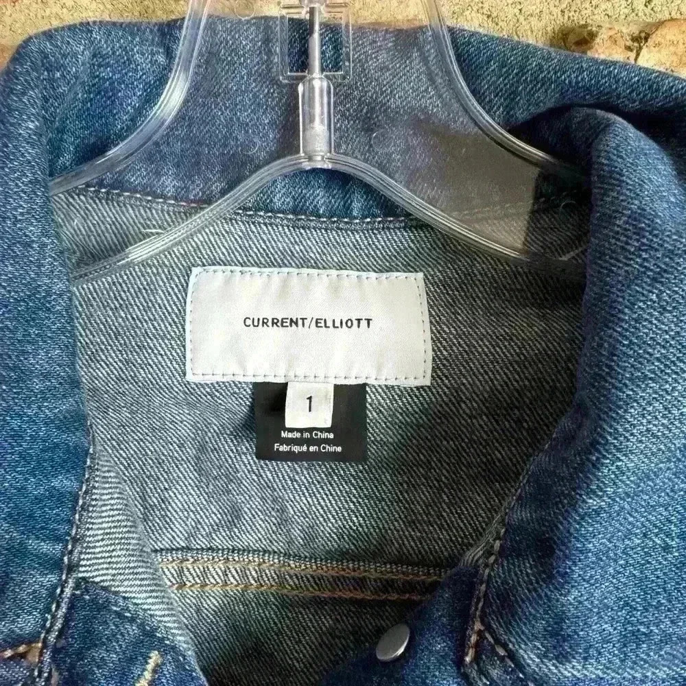 Current Elliott New Jean Jacket size 1 retails $328 - Picture 2 of 2